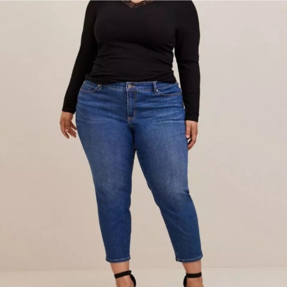 Torrid Blue Ankle Jeans
